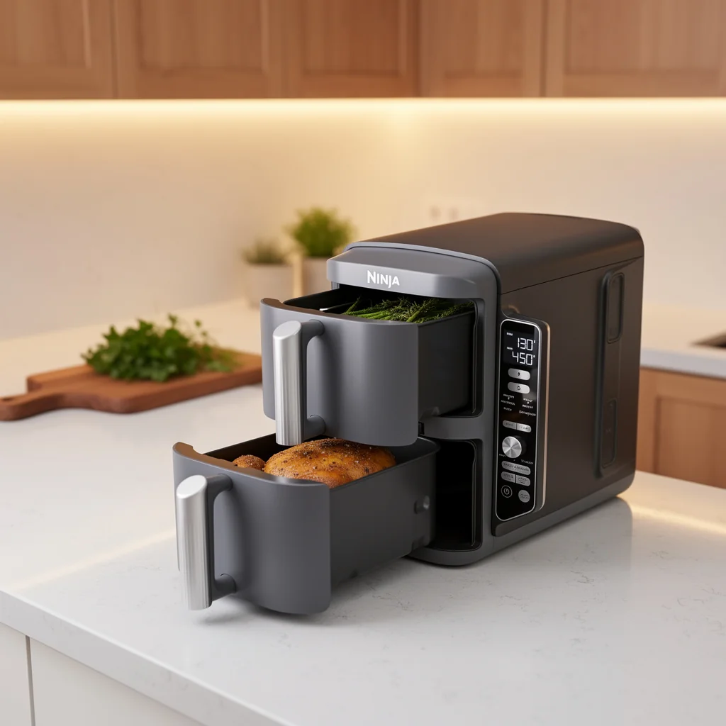 Ninja Air Fryer 10QT DoubleStack XL — Ninja Air Fryer 10QT DoubleStack XL vs COSORI Dual Air Fryer 9Qt - detailed comparison showing key differences and features